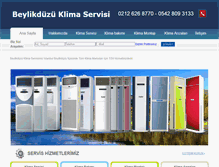 Tablet Screenshot of beylikduzuklimaservis.com